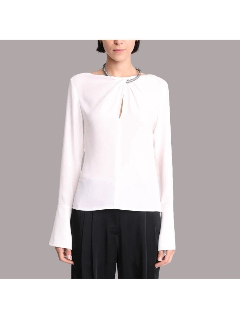 A.L.C - SKYLAR TOP - OFF WHITE Size M